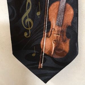 Musical Instrument Hand Crafted Tie